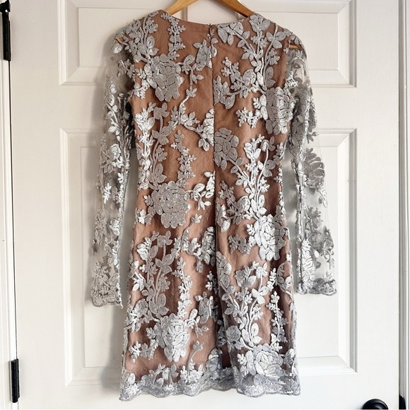 Dress the Population Grace Lace Sequin Mini Dress - Picture 8 of 10